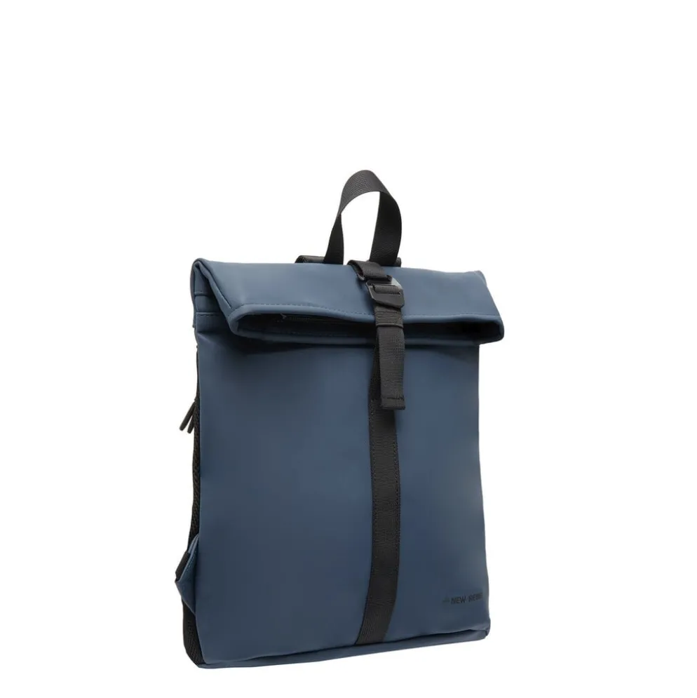New Rebels Mart Los Angeles Navy 7L Rolltop Rugzak Waterafstotend
