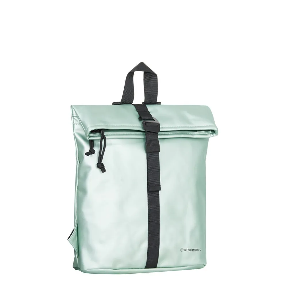 New Rebels Mart Los Angeles Metallic Lichtgroen 7L Rolltop Rugzak Waterafstotend