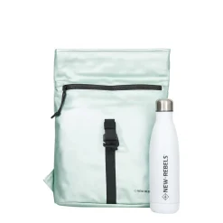 New Rebels Mart Los Angeles Metallic Lichtgroen 7L Rolltop Rugzak Waterafstotend