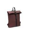 New Rebels Mart Los Angeles Metallic Burgundy 7L Rolltop Rugzak Waterafstotend