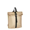 New Rebels Mart Los Angeles Metallic Goud Mini 7L Rolltop Rugzak Waterafstotend