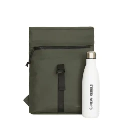 New Rebels Mart Los Angeles Nachtgroen 7L Rolltop Rugzak Waterafstotend