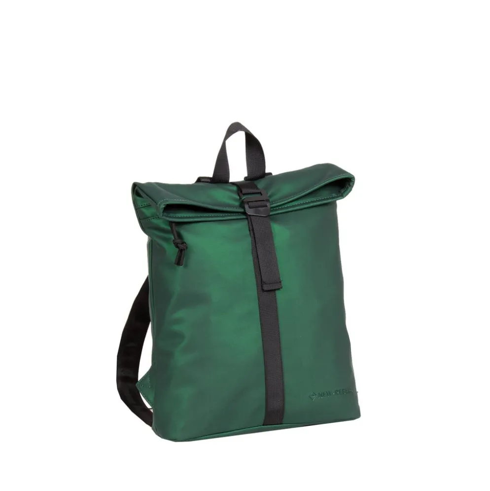New Rebels Mart Los Angeles Metallic Groen 7L Rolltop Rugzak Waterafstotend