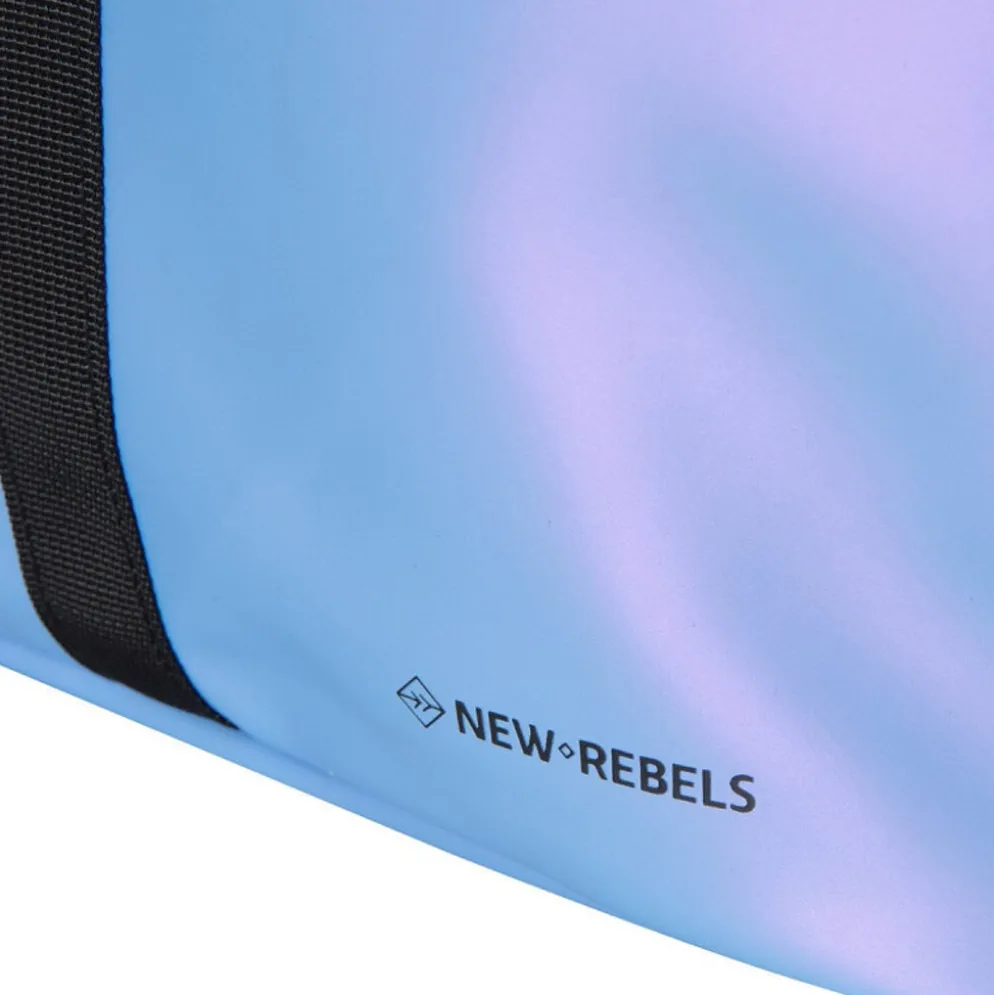 New Rebels Mart Los Angeles Metallic Lichtpaars Mini 7L Rolltop Rugzak Waterafstotend
