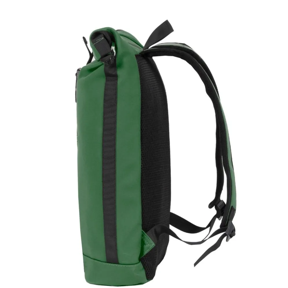 New Rebels Mart New York Donkergroen 21L Rugtas Rolltop Waterafstotend Laptop 15.6"