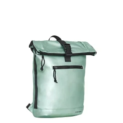 New Rebels Mart New York Metallic Lichtgroen 21L Rugtas Rolltop Waterafstotend Laptop 15.6