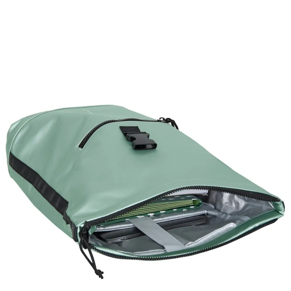 New Rebels Mart New York Metallic Lichtgroen 21L Rugtas Rolltop Waterafstotend Laptop 15.6"