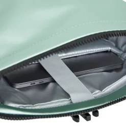 New Rebels Mart New York Metallic Lichtgroen 21L Rugtas Rolltop Waterafstotend Laptop 15.6