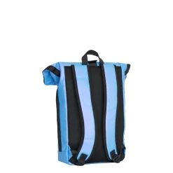 New Rebels Mart New York Metallic Lichtpaars 21L Rugtas Rolltop Waterafstotend Laptop 15.6