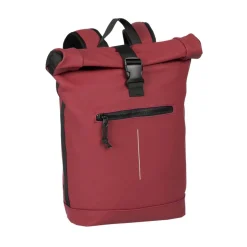 New Rebels Mart New York Burgundy 21L Rugtas Rolltop Waterafstotend Laptop 15.6"