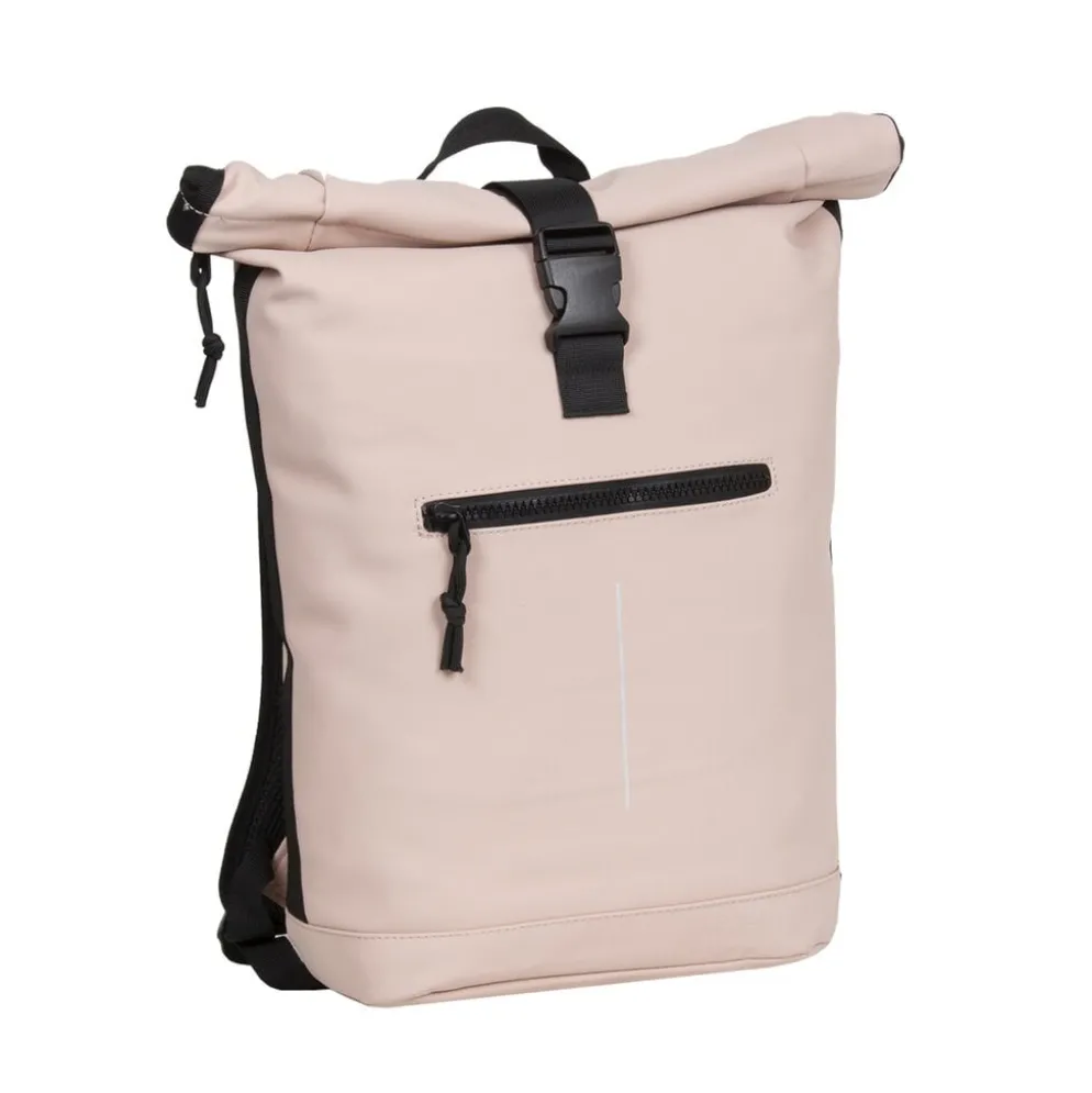 New Rebels Mart New York Oudroze 21L Rugtas Rolltop Waterafstotend Laptop 15.6"
