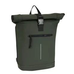New Rebels Mart New York Nachtgroen 21L Rugtas Rolltop Waterafstotend Laptop 15.6"