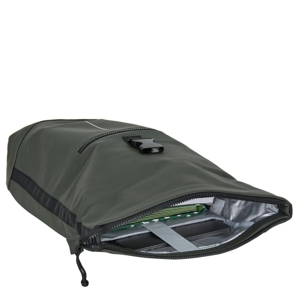 New Rebels Mart New York Nachtgroen 21L Rugtas Rolltop Waterafstotend Laptop 15.6"
