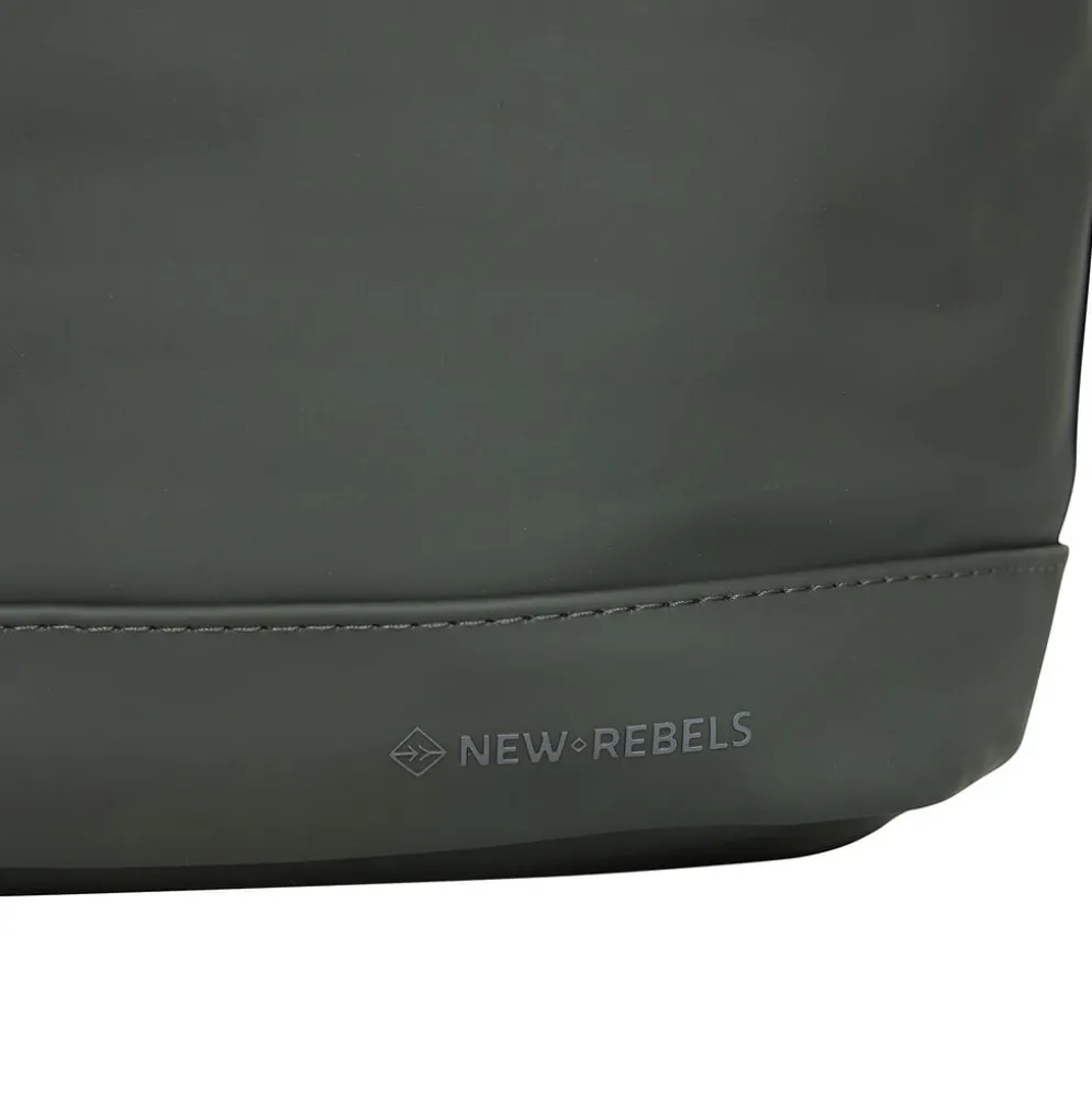 New Rebels Mart New York Nachtgroen 21L Rugtas Rolltop Waterafstotend Laptop 15.6"
