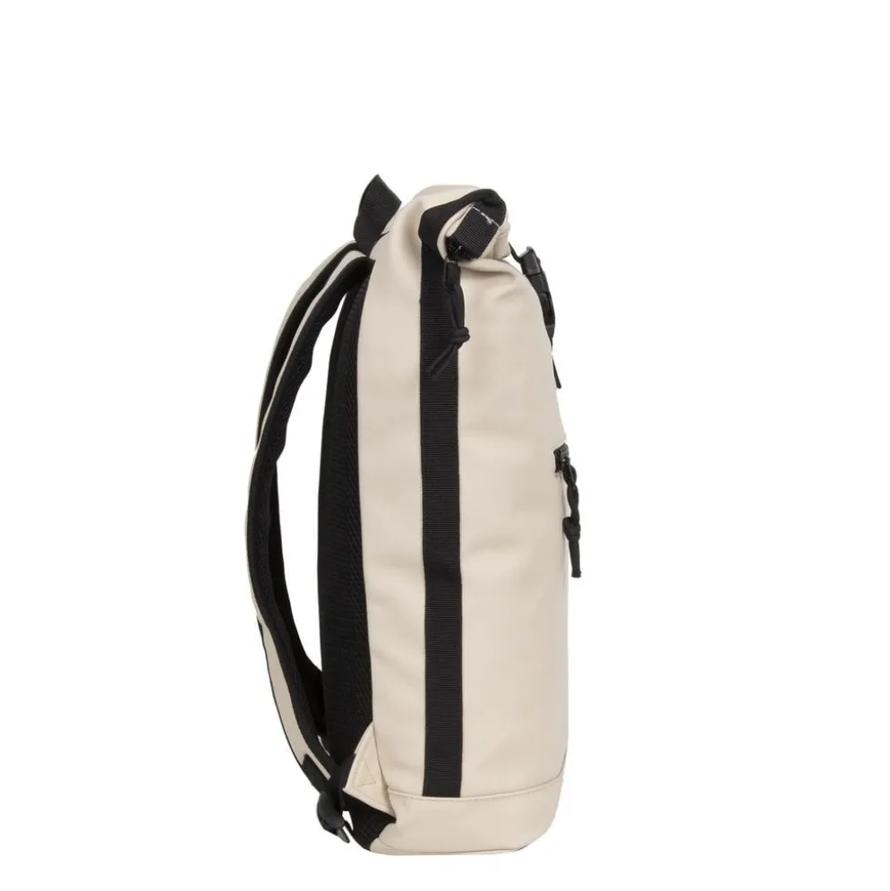 New Rebels Mart New York Beige 21L Rugtas Rolltop Waterafstotend Laptop 15.6"