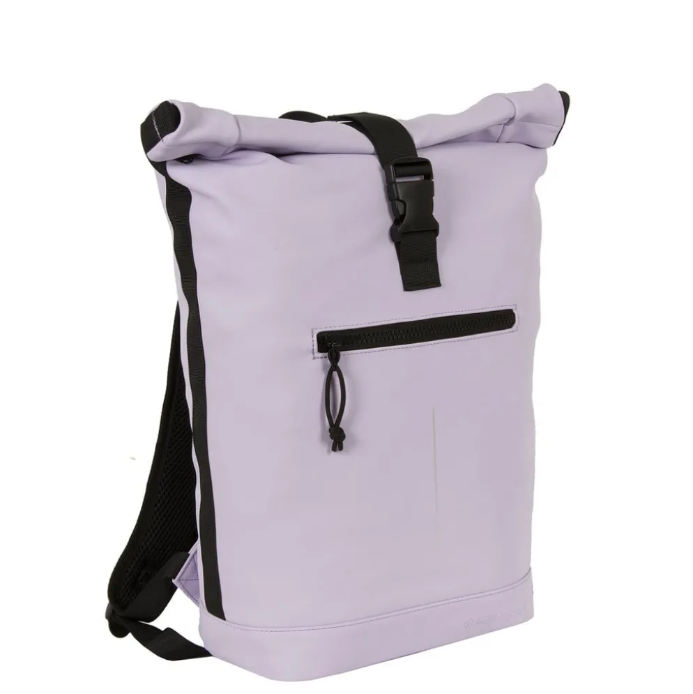 New Rebels Mart New York Lila 21L Rugtas Rolltop Waterafstotend Laptop 15.6"