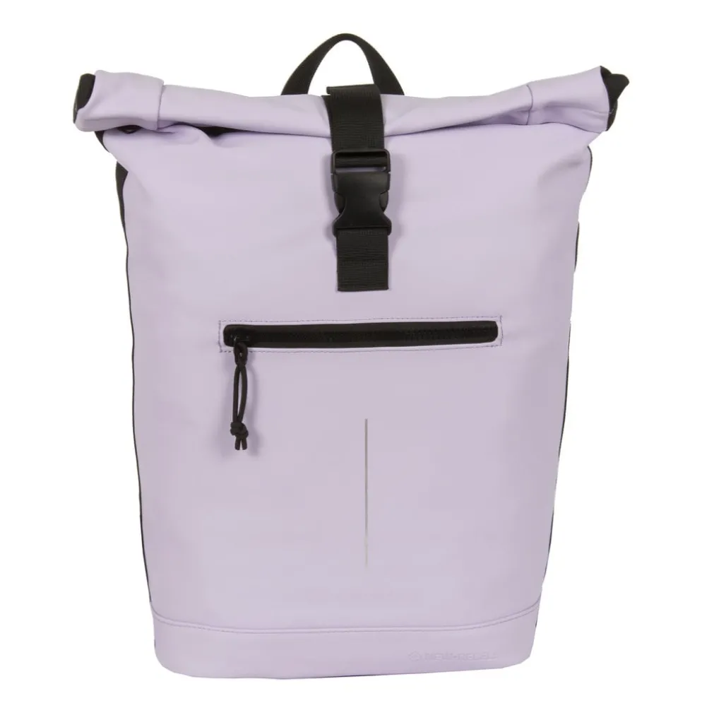 New Rebels Mart New York Lila 21L Rugtas Rolltop Waterafstotend Laptop 15.6"