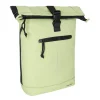 New Rebels Mart New York Matt Green 21L Rolltop Rugtas – Waterafstotend – Geschikt voor 15.6” Laptop