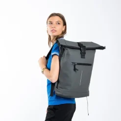 New Rebels Mart New York Navy 21L Rugtas Rolltop Waterafstotend Laptop 15.6