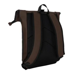 New Rebels Mart New York Mocca 21L Rugzak Rolltop Waterafstotend Laptop 15.6