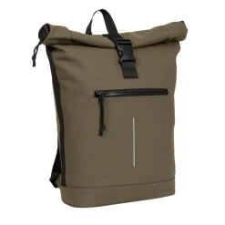 New Rebels Mart New York Olijf Groen 21L Rugtas Rolltop Waterafstotend Laptop 15.6"