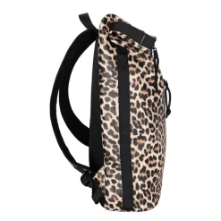 New Rebels Mart New York Leopard  / Luipaard 21L Rugtas Rolltop Waterafstotend Laptop 15.6