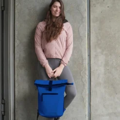 New Rebels Mart New York Kobaltblauw 21L Rugtas Rolltop Waterafstotend Laptop 15.6