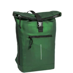New Rebels Mart New York Metallic Groen 21L Rugtas Rolltop Waterafstotend Laptop 15.6"