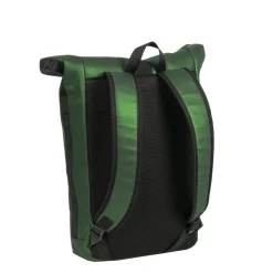 New Rebels Mart New York Metallic Groen 21L Rugtas Rolltop Waterafstotend Laptop 15.6