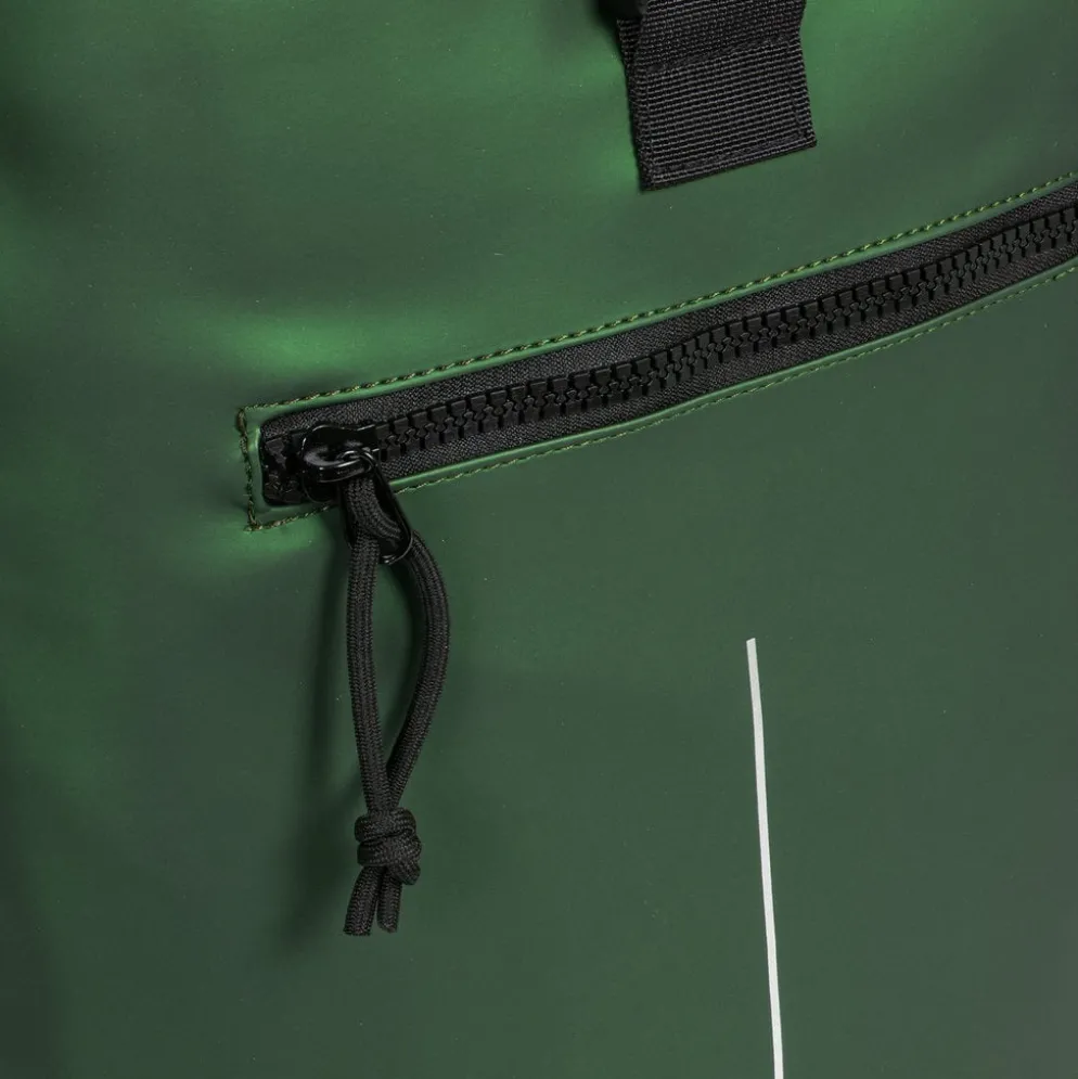 New Rebels Mart New York Metallic Groen 21L Rugtas Rolltop Waterafstotend Laptop 15.6"