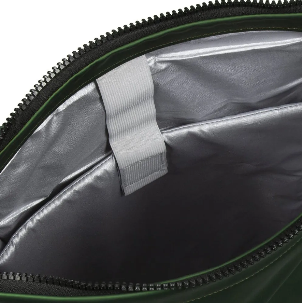 New Rebels Mart New York Metallic Groen 21L Rugtas Rolltop Waterafstotend Laptop 15.6"