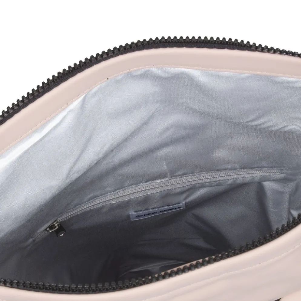 New Rebels Mart New York Zacht Roze 21L Rugtas Rolltop Waterafstotend Laptop 15.6"