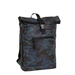 New Rebels Mart New York Camouflage Army Donker 21L Rugtas Rolltop Waterafstotend Laptop 15.6