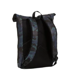 New Rebels Mart New York Camouflage Army Donker 21L Rugtas Rolltop Waterafstotend Laptop 15.6