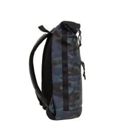 New Rebels Mart New York Camouflage Army Donker 21L Rugtas Rolltop Waterafstotend Laptop 15.6