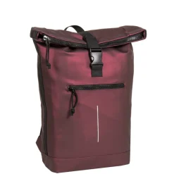 New Rebels Mart New York Metallic Burgundy 21L Rugtas Waterafstotend Laptop 15.6"
