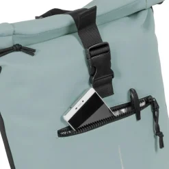 New Rebels Mart New York Zacht Blauw 21L Rugtas Rolltop Waterafstotend Laptop 15.6