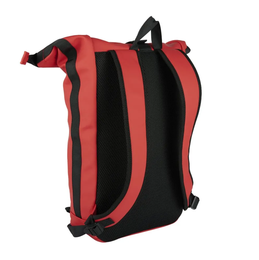 New Rebels Mart New York Rood 21L Rugtas Rolltop Waterafstotend Laptop 15.6"