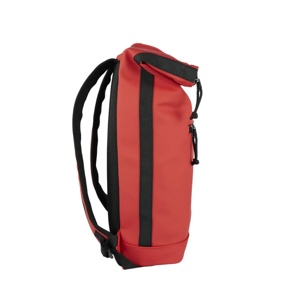 New Rebels Mart New York Rood 21L Rugtas Rolltop Waterafstotend Laptop 15.6"