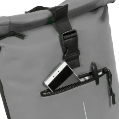 New Rebels Mart New York Antraciet 21L Rugzak Rolltop Waterafstotend Laptop 15.6