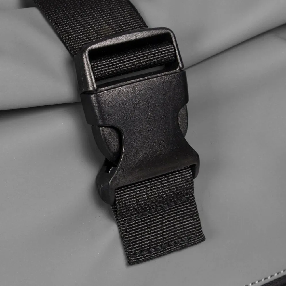 New Rebels Mart New York Antraciet 21L Rugzak Rolltop Waterafstotend Laptop 15.6"