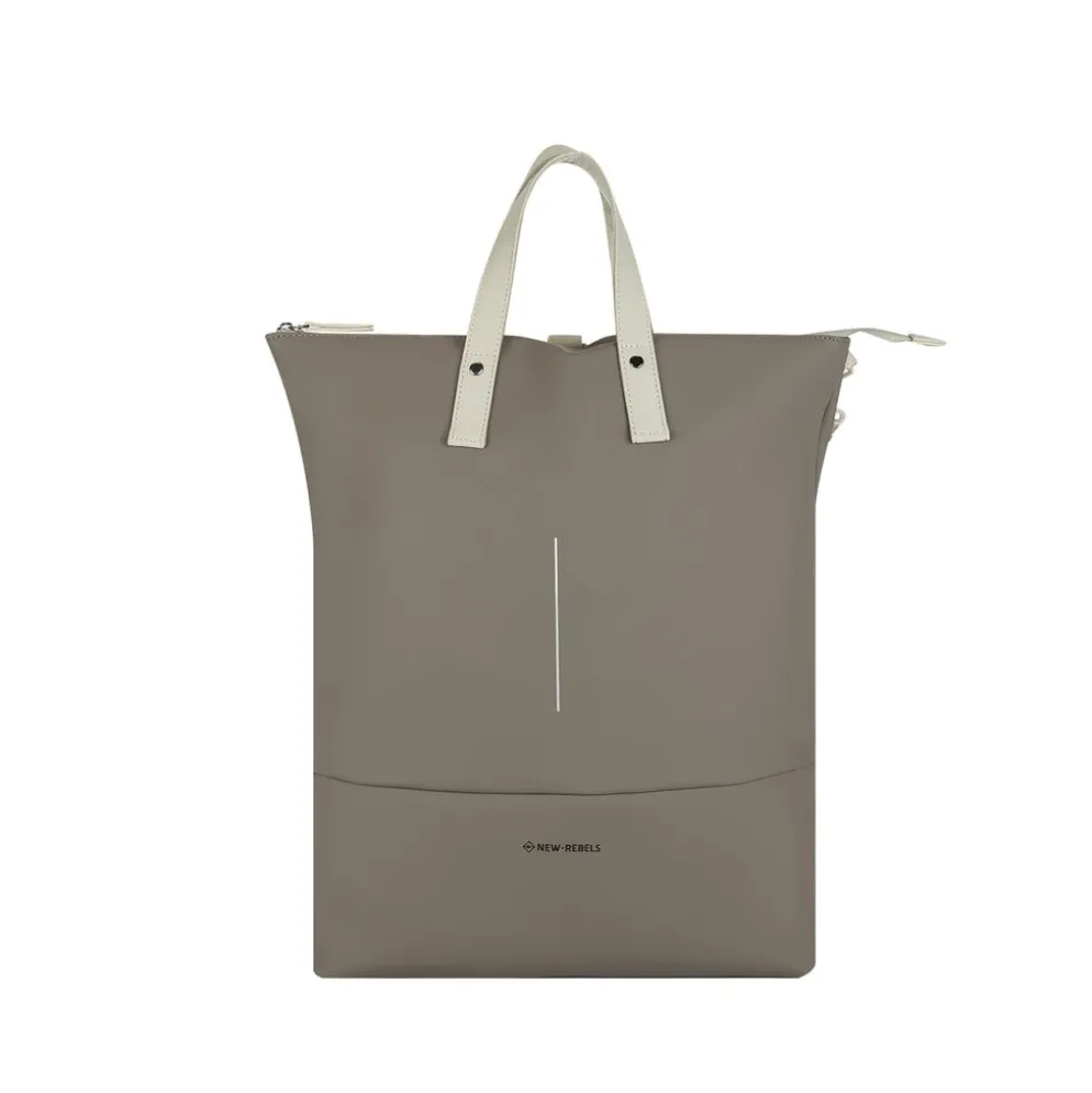 New Rebels Matteo Millburn Taupe 18L Rugzak Shopper Waterafstotend Laptop 15.6"