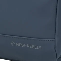 New Rebels Miami Rugzak 9L Waterafstotende Laptop Rugtas 13 inch Schooltas en Werktas van PU Comfortabel Navy
