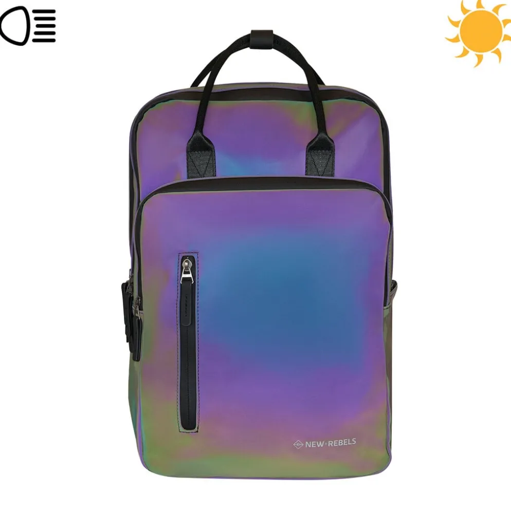 New Rebels Reflect Milwaukee Two Tone 18L Rugzak Waterafstotend Laptop 15.6"
