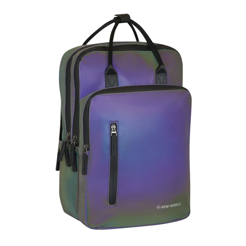 New Rebels Reflect Milwaukee Two Tone 18L Rugzak Waterafstotend Laptop 15.6"