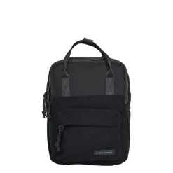 New Rebels Ribbi Juno Handel Backpack mini – Ribstof 900D Polyester 7L Lichtgewicht & Comfortabel – 23x10x31 cm – Dames & Heren Rugzak Black