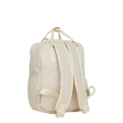 New Rebels Ribbi Juno Handel Backpack mini – Ribstof 900D Polyester 7L Lichtgewicht & Comfortabel – 23x10x31 cm – Dames & Heren Rugzak Beige