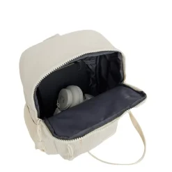 New Rebels Ribbi Juno Handel Backpack mini – Ribstof 900D Polyester 7L Lichtgewicht & Comfortabel – 23x10x31 cm – Dames & Heren Rugzak Beige