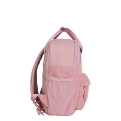 New Rebels Ribbi Juno Handel Backpack mini – Ribstof 900D Polyester 7L Lichtgewicht & Comfortabel – 23x10x31 cm – Dames & Heren Rugzak Old Pink