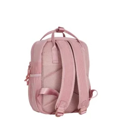 New Rebels Ribbi Juno Handel Backpack mini – Ribstof 900D Polyester 7L Lichtgewicht & Comfortabel – 23x10x31 cm – Dames & Heren Rugzak Old Pink